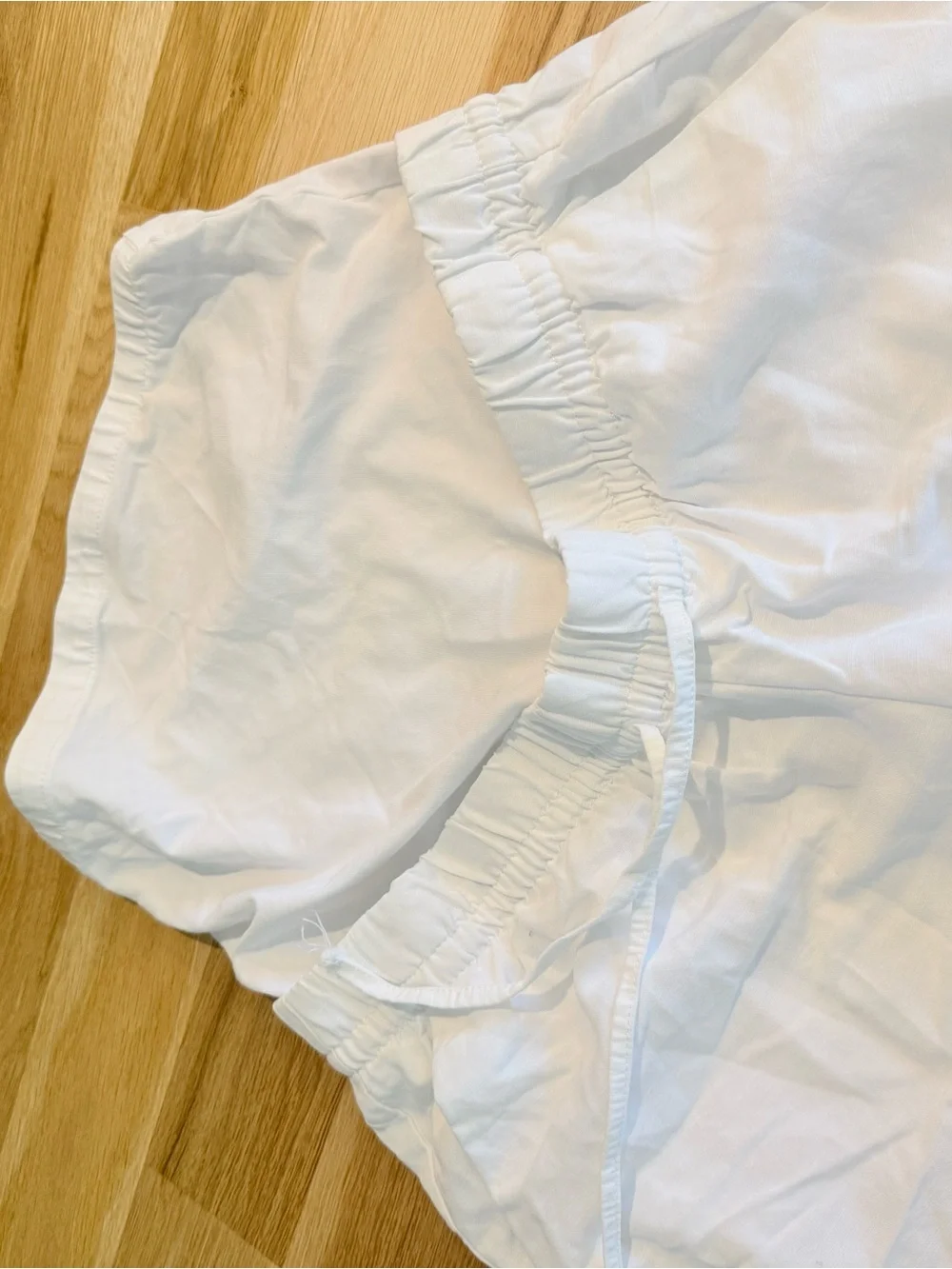 H&M LINEN-BLEND PANTS Small